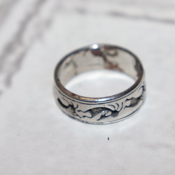🎶 Sterling Silver Kokopelli Ring · Size 7 · Stamped 🎶 - Picture 4 of 6